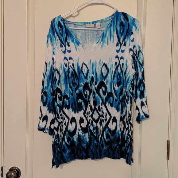 Chico's Patterned Tunic - Picture 1 of 3